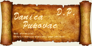 Danica Pupovac vizit kartica